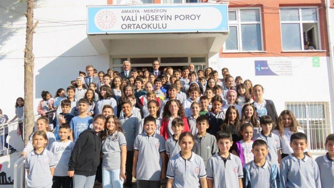 Kaymakam Sayın Ali GÜLDOĞAN'ın Vali Hüseyin Poroy Ortaokulu Ziyareti.